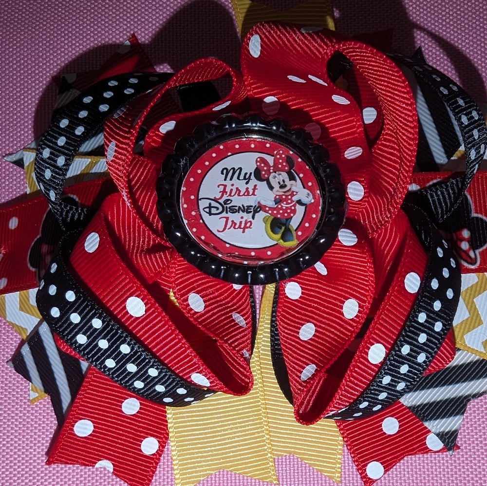 First Disney Trip Bow New